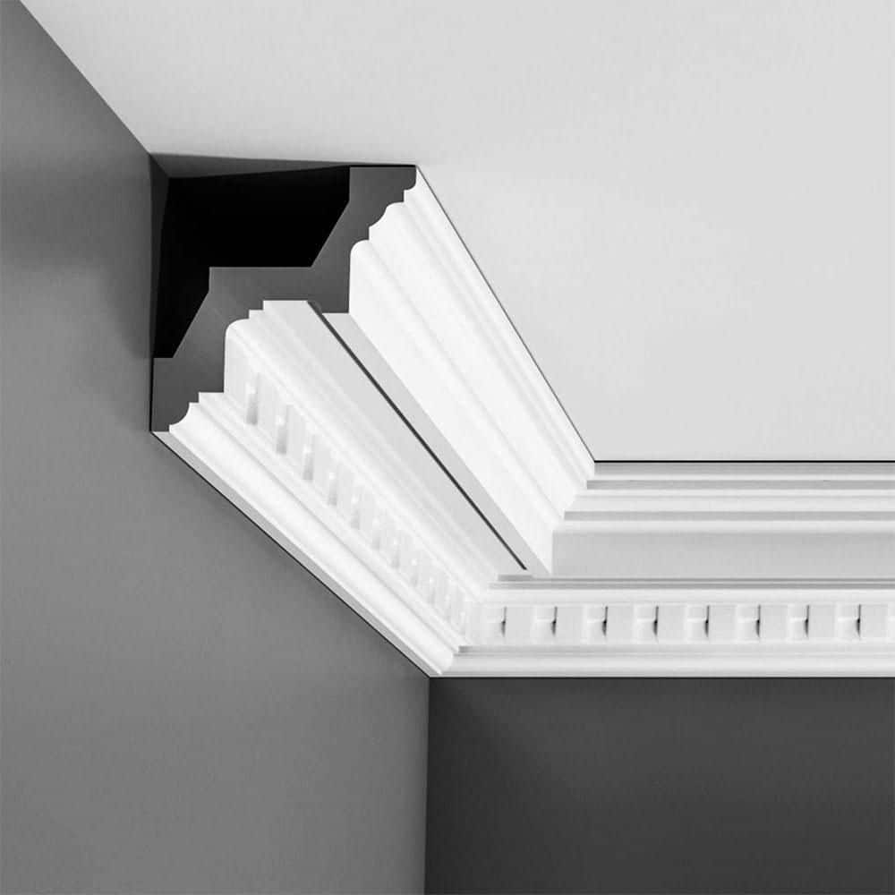 White Polyurethane Crown Moulding 78in Long