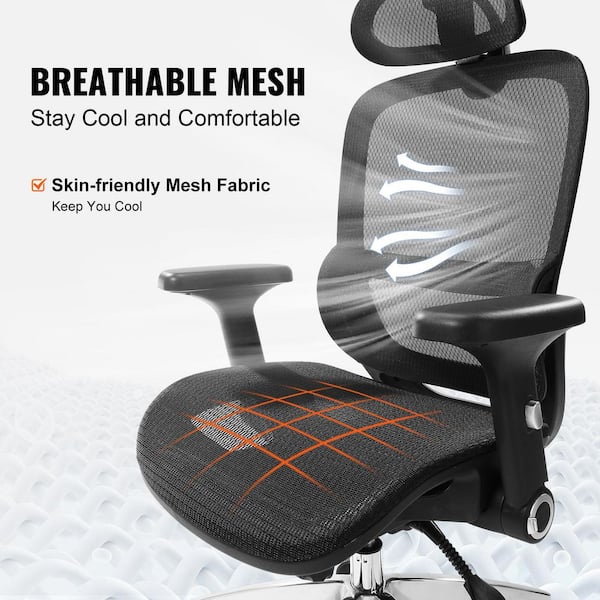 SKYSHALO Ergonomic Office Chair, Desk Chair with Mesh Seat SKYSHALO Ergonomic Office Chair, Desk Chair with Mesh Seat