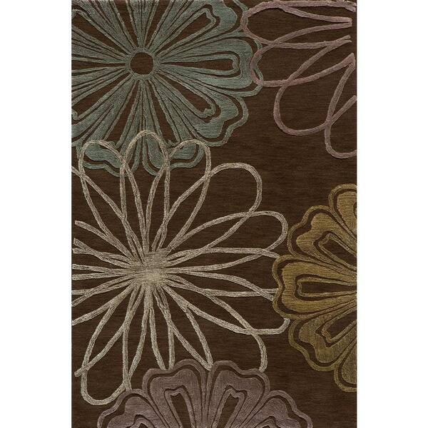 Momeni Passion Brown 5 ft. x 7 ft. 6 in. Indoor Area Rug