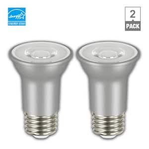 60-Watt Equivalent PAR16 Dimmable Flood LED Light Bulb Bright White (2-Pack)