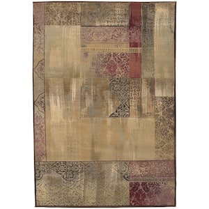 New Country Beige Sage 7 ft. x 9 ft. Area Rug