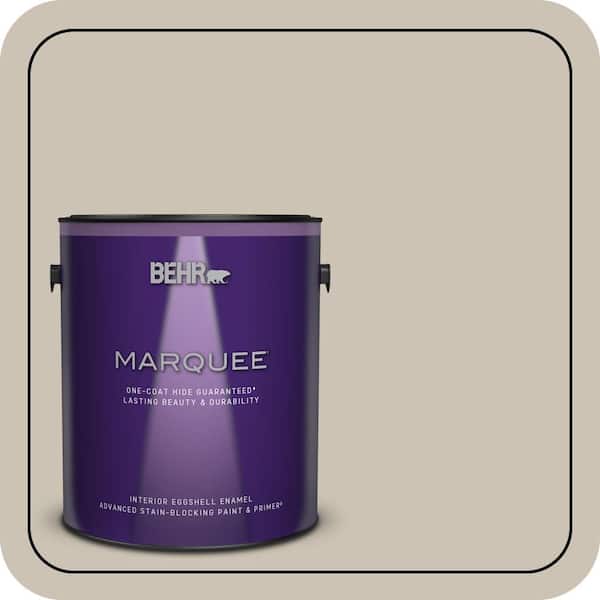 BEHR MARQUEE 1 gal. #PPU5-08 Sculptor Clay One-Coat Hide Eggshell Enamel Interior Paint & Primer