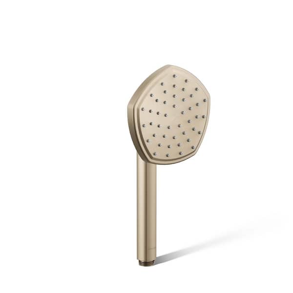 KOHLER Occasion 1-Spray Patterns Wall Mount Handheld Shower Head 2.5 GPM in Vibrant Brushed Bronze