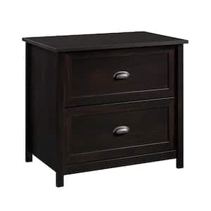 Count Line Estate Black Decorative Lateral File Cabinet with 2-Drawers