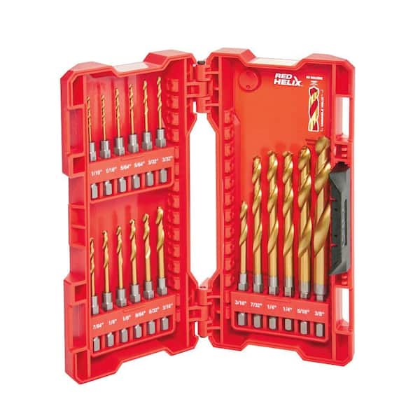Milwaukee - SHOCKWAVE IMPACT DUTY Titanium Drill Bit Set (18-Piece)
