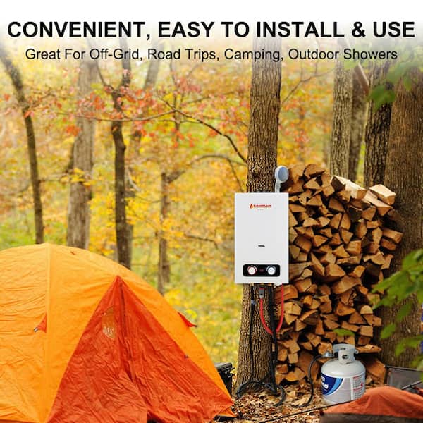Camplux Pro Series 10L 2.64 GPM Outdoor Portable Tankless Water Heater –  Off Grid Distribution