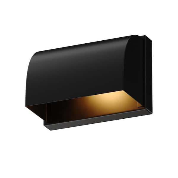 Norridge 1-Light Dusk to Dawn Bronze ADA Dark Sky Outdoor Wall Sconce Coach Lantern