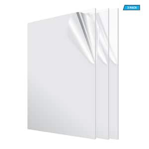 24 in. x 48 in. x 0.093 in. Clear Plexiglass Acrylic Sheet (3-Pack)