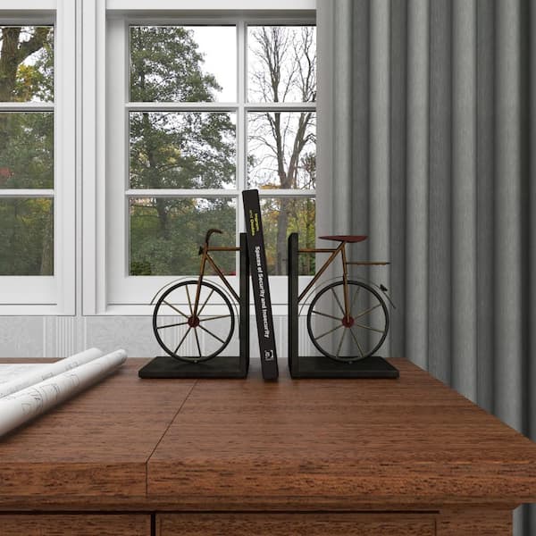 Litton Lane Black Metal Bike Bookends (Set of 2) - image 5