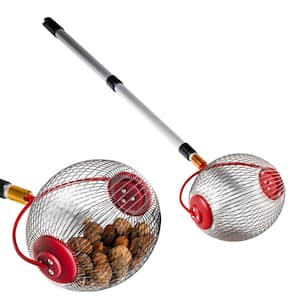 Fruit and Nut Picker Upper Roller Tool for Trees, Picking Up Pinecones or Golf Balls