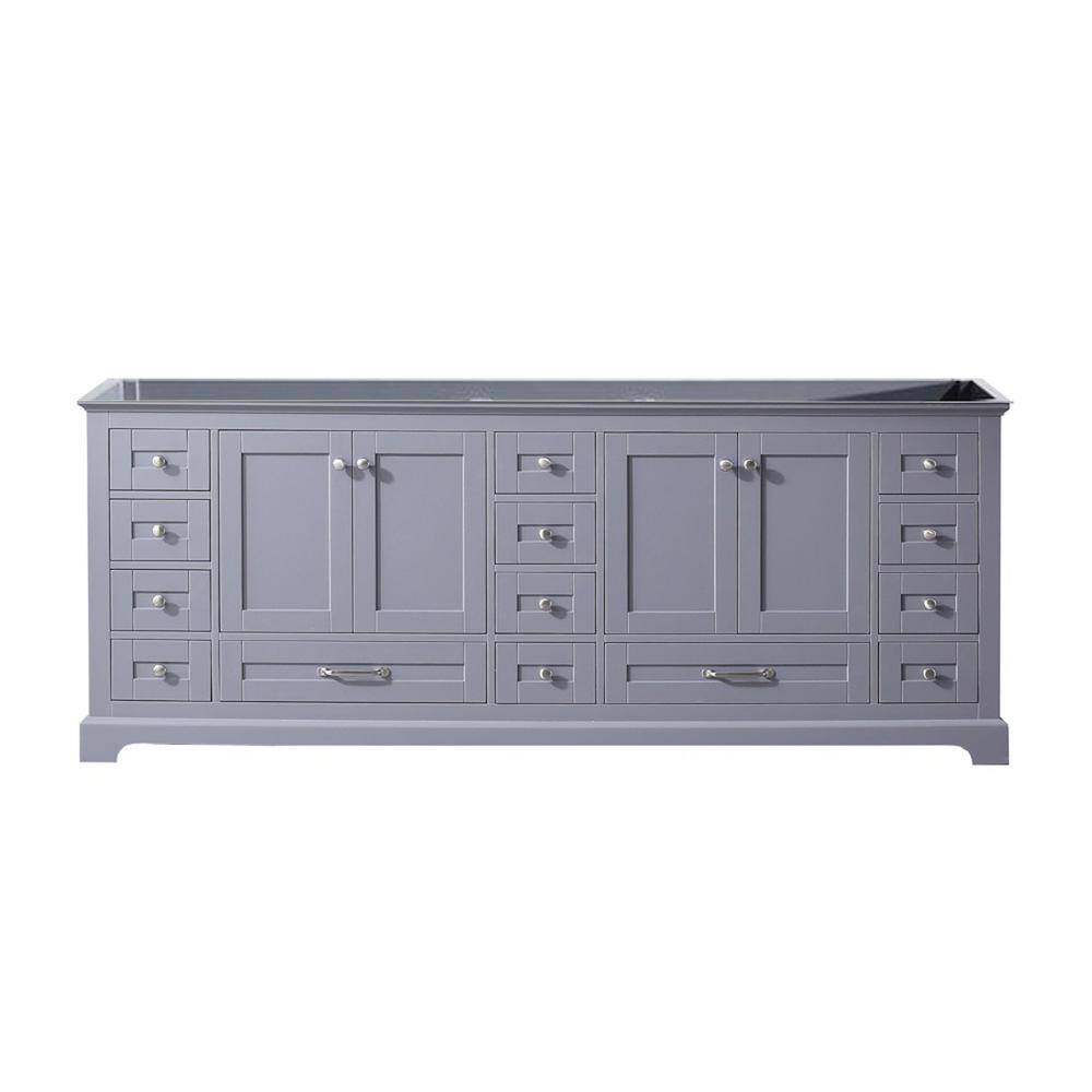 Lexora Dukes 84 Inch Double Bathroom Vanity Cabinet Only In Dark Grey Ld342284db00000 The Home Depot Lexora Dukes 84 Inch Double Bathroom Vanity Cabinet Only In Dark Grey Ld342284db00000 The Home Depot