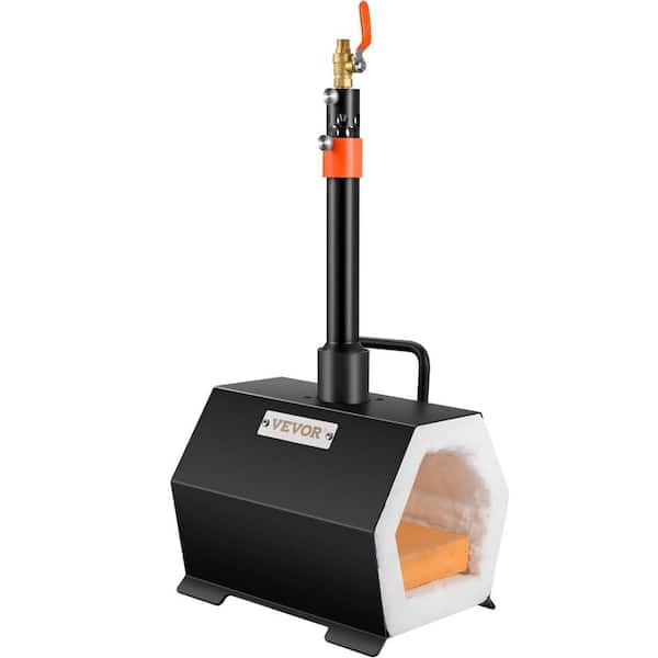 Propane Forge Portable, Single Burner Tool and Knife Making, Large Capacity Blacksmith Farrier Forges