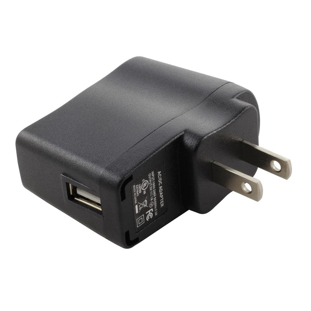 Overgang negativ Stille og rolig AC WORKS AC Connectors Household USB 5-Volt and 1 Amp Charger AD227-40 -  The Home Depot