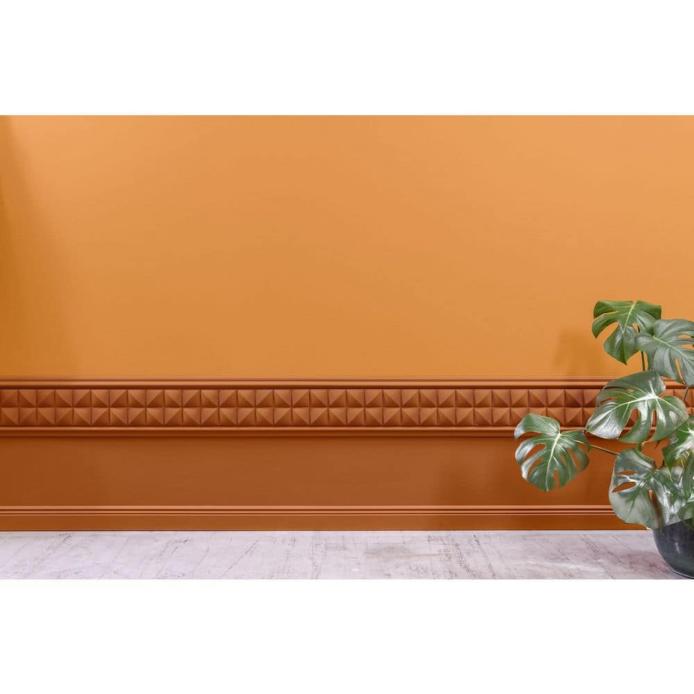 Primed White High Impact Polystyrene Baseboard Moulding Set