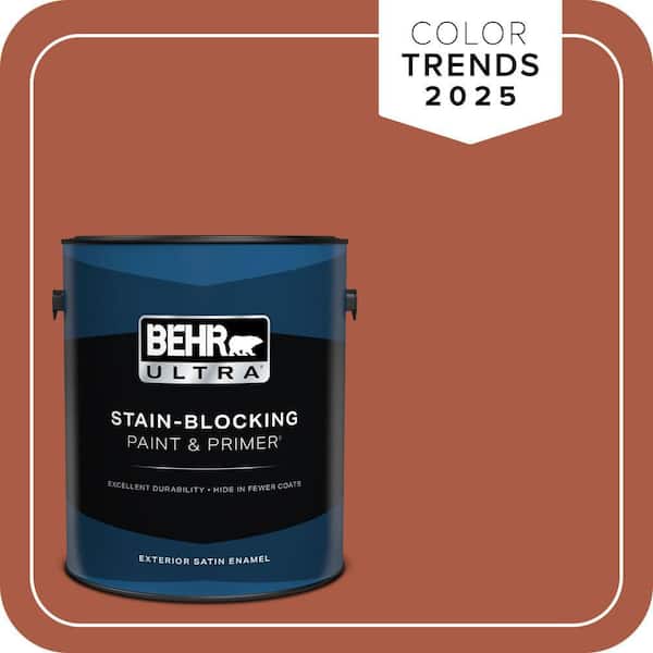 BEHR ULTRA 1 gal. #M190-7 Colorful Leaves Satin Enamel Exterior Paint & Primer