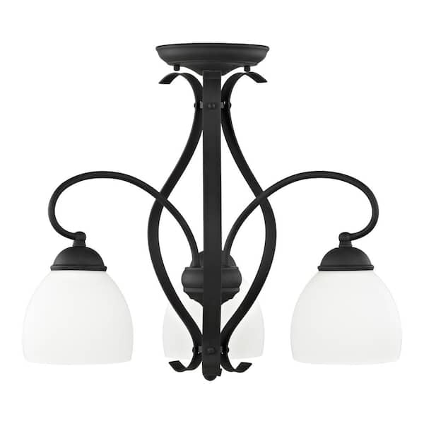リヴィン・ラヴ AVIANCE LIGHTING Surreywood-3 Light Black Convertible