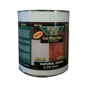 Natural Wood Grain Cabinet Paint Natural Grain Faux Wood Cabinet Refinishing Step 1 Base Coat 1 gal. Large Projects