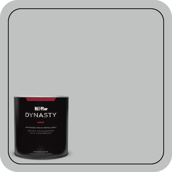 BEHR DYNASTY 1 qt. #PPU26-18 Silver Mine Matte Interior Stain-Blocking Paint & Primer