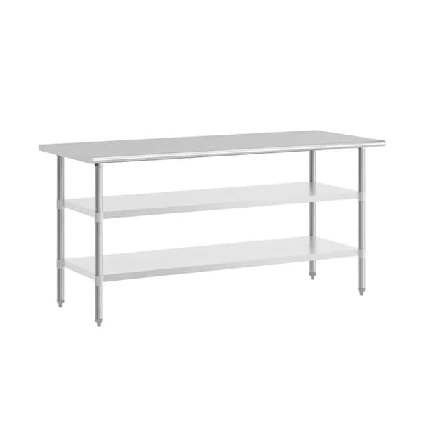 72 in. Rectangle Stainless Steel
