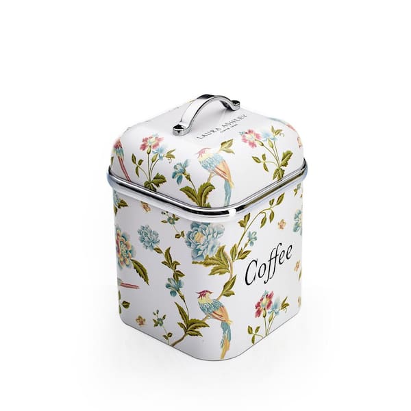 Laura Ashley VQ-3-Pieces Stainless Steel Canister Set