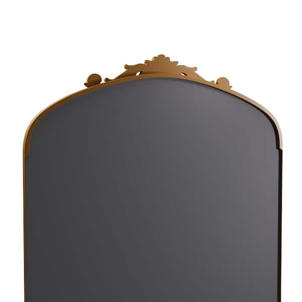 Swafrrt Antique Cooper 24 in W x 36 in. H Vintage Arched Aluminum