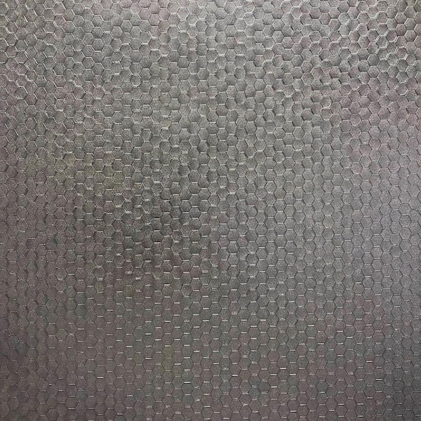 Brewster Geometrics Pewter Vinyl Peelable Roll (Covers 56.4 sq. ft.)