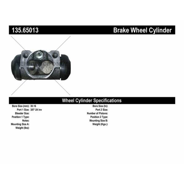 Centric Parts Drum Brake Wheel Cylinder