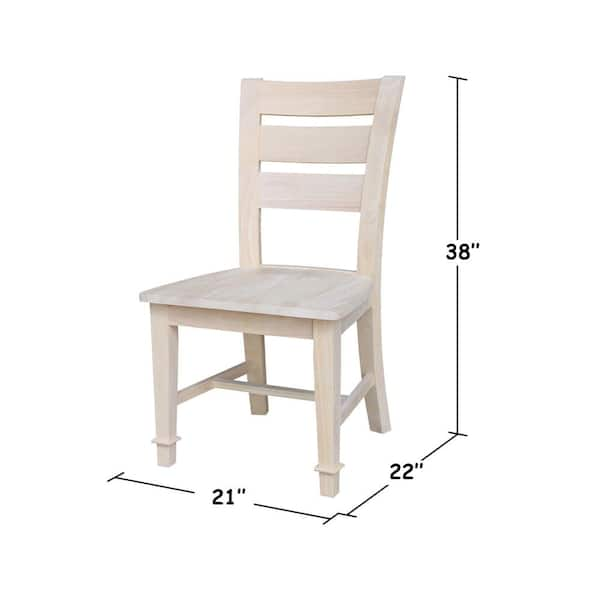 Unfinished oak kitchen chairs hot sale