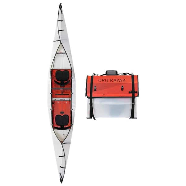ORU KAYAK Oru Foldable Kayak Haven TT. 1 or 2 People. Stable, Durable, Lightweight, Lake and River, Beginner, Intermediate (White)