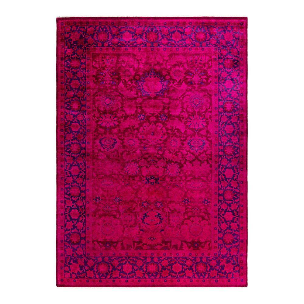 Overdyed Pink 6 ft. x 9 ft. Solid Wool Indoor Area Rug price history on PriceWatchPro