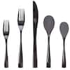 GIBSON ELITE Elite Stonehenge 20-Piece Black 18/10 Stainless Steel Flatware  Set (Service for 4) 985100553M - The Home Depot