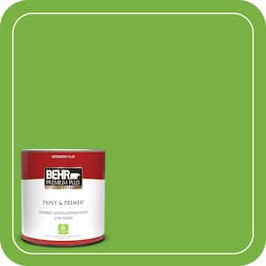 1 qt. #S-G-430 Sparkling Apple Flat Low Odor Interior Paint & Primer