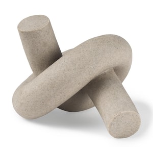 Otto Knot Sandstone Resin Large Sculpture Decorative Object