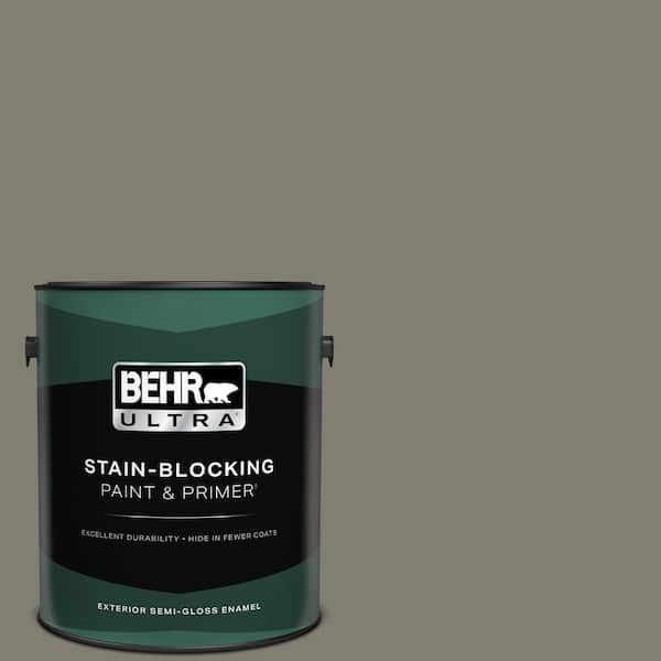 BEHR ULTRA 1 gal. #PPU8-23 Manuscript Semi-Gloss Enamel Exterior Paint & Primer