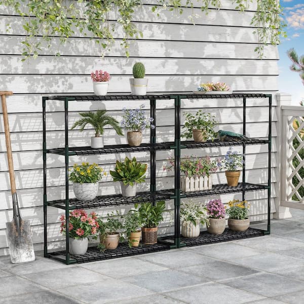 Gardenbee 96.9 in. L x 11.8 in. W x 45.3 in. H 3-Tier Stable