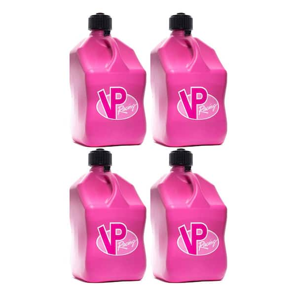 VP Racing 5.5 Gallon Motorsport Racing Liquid Utility Jug, Pink (4 Pack)