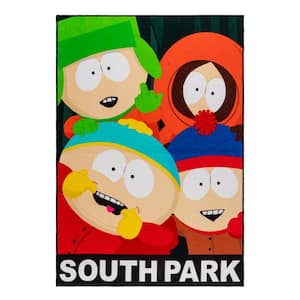 South Park Selfie Multi-Colored 4 ft. x 6 ft. Indoor Polyester Area Rug