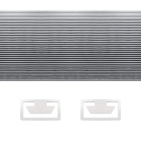 lumi Lumi Cut-to-Size White PP 48 in.W x 72 in.L Room Darkening 6-PK