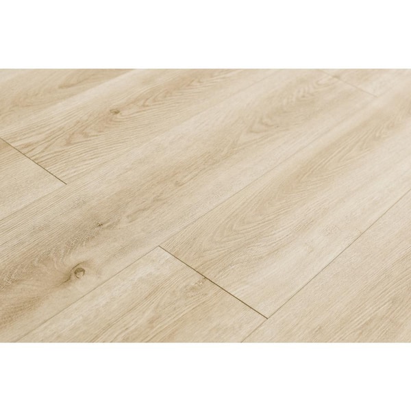 Invicta Mesa Tan 20 MIL x 7 in. W x 60 in. L Click Lock Waterproof Luxury  Vinyl Plank Flooring (23.7 sqft/case)