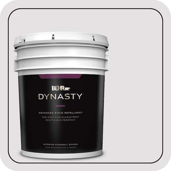 BEHR DYNASTY 5 gal. #PR-W02 Early Crocus Eggshell Enamel Interior Stain-Blocking Paint & Primer
