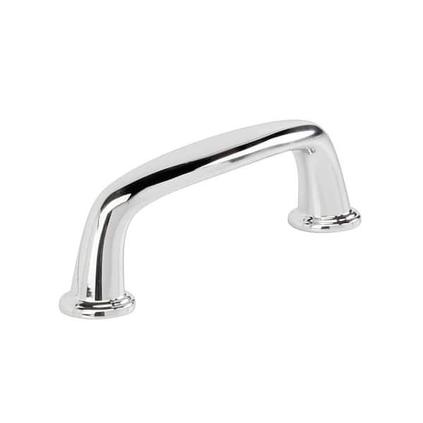 Amerock Kane 3 in. (76 mm) Center-to-Center Polished Chrome Arch Cabinet Pull
