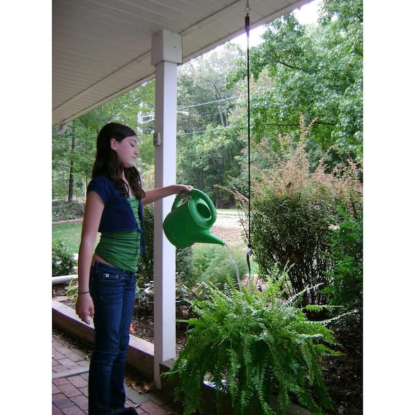Retractable Plant Pulley Adjustable Heavy Duty Hanging Flower Basket Hanger  Hooks for Garden Baskets Pots and Birds Feeder