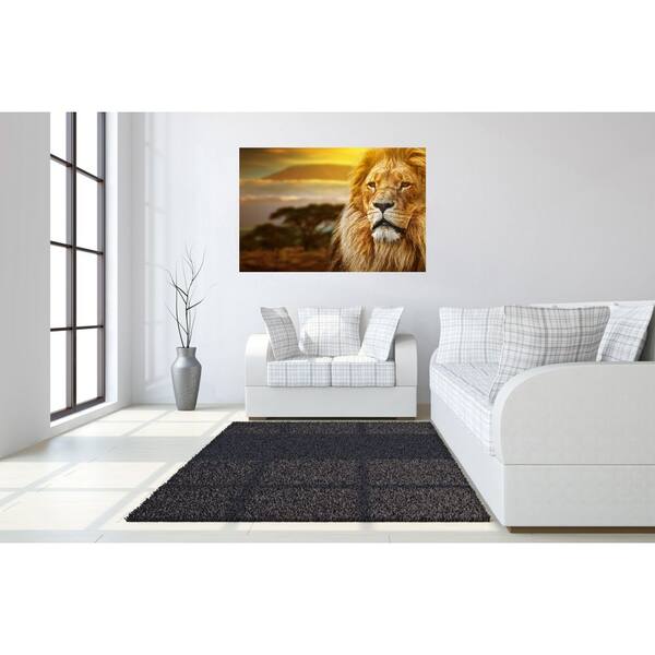 Classy Art 1-Piece Unframed Animal Graphic Art 40 in. x 60 in
