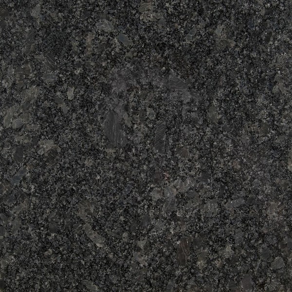 STONEMARK 3 in. x 3 in. Granite Countertop Sample in Steel Grey