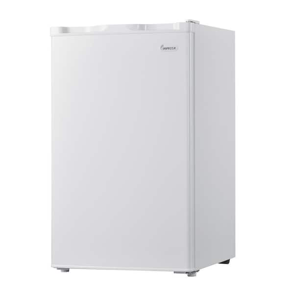 4.4 cu. ft. Mini Fridge in White with Freezer