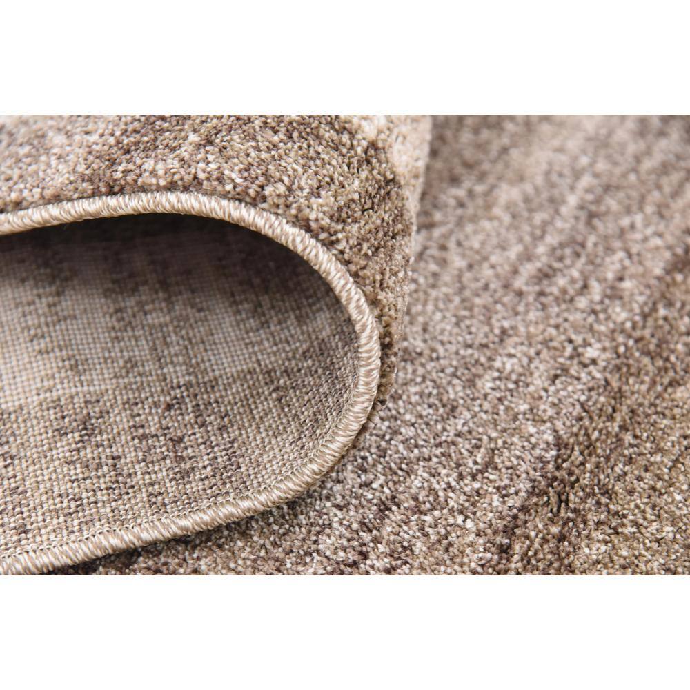 Handmade Tufted Easy-Care Reversible Rug in Light Brown/Beige