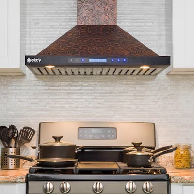 Copper - Wall Mount Range Hoods - Range Hoods - The Home Depot