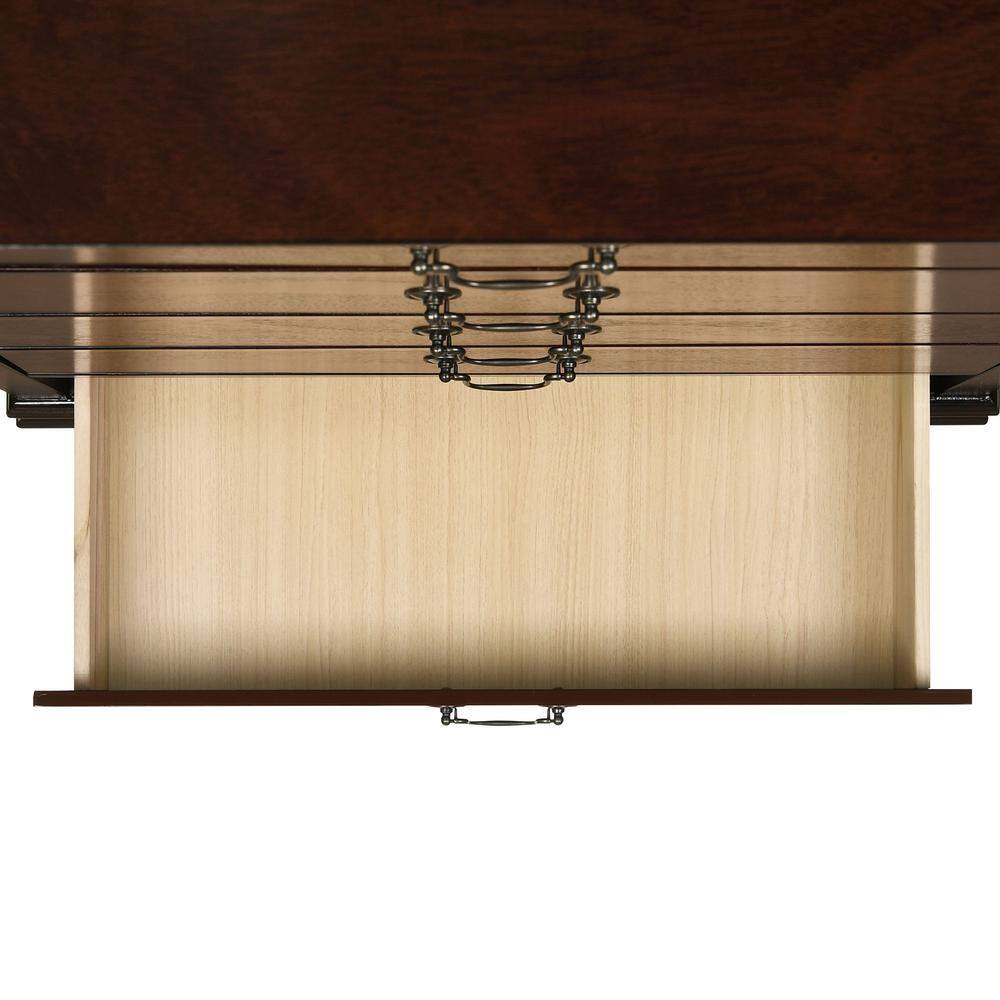 Ellington Transitional Cherry 2-Drawer Nightstand in Sleek Black