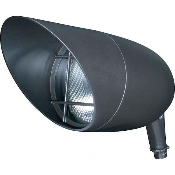Glomar Tony 1-Light Dark Bronze Flood Light