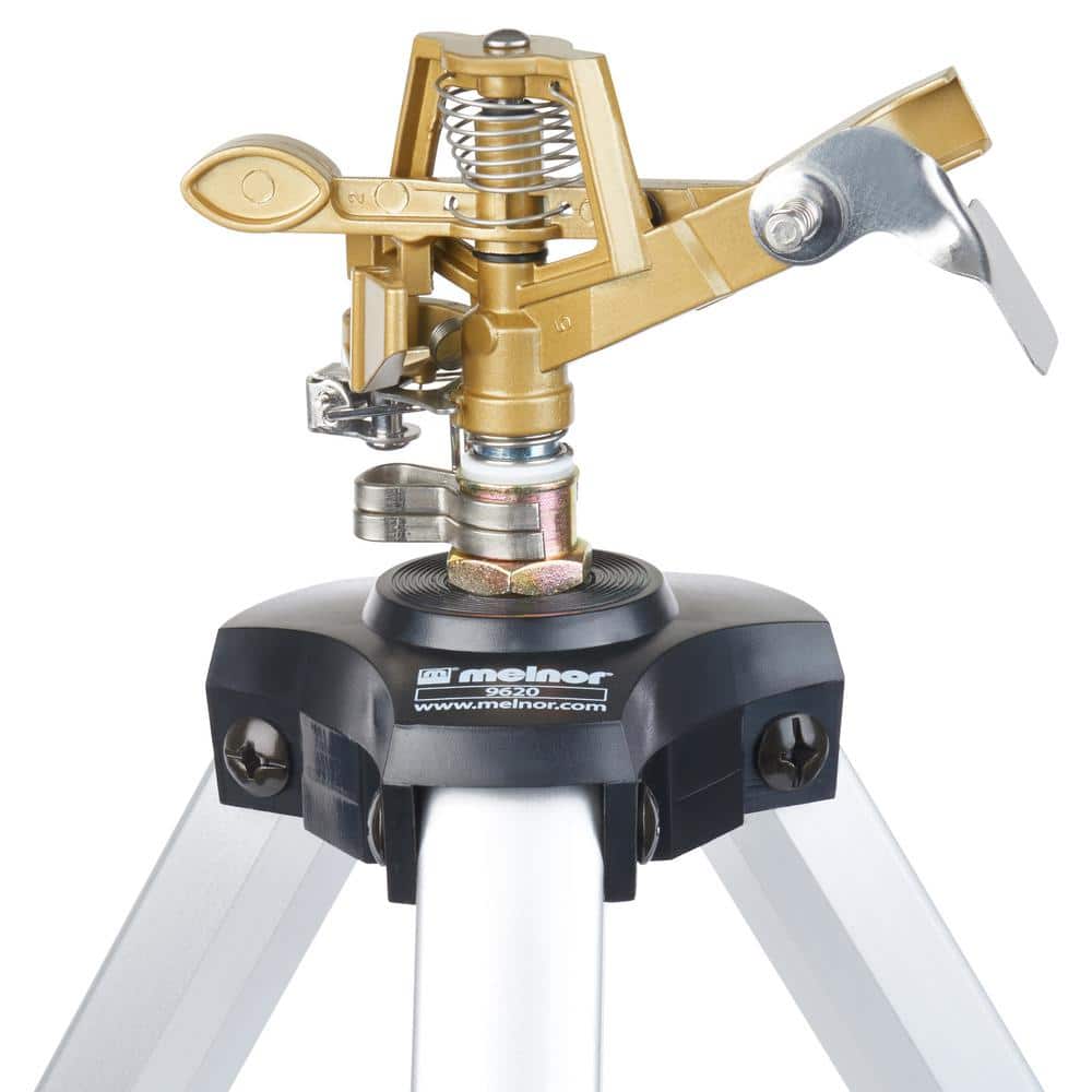 Adjustable Height Metal Tripod Lawn Sprinkler